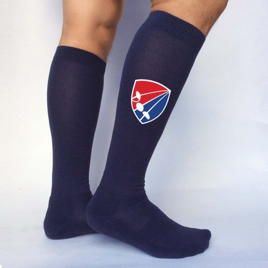 All_American_Fencing_Socks_ _SP 035 NAVY_Color_Lifestyle